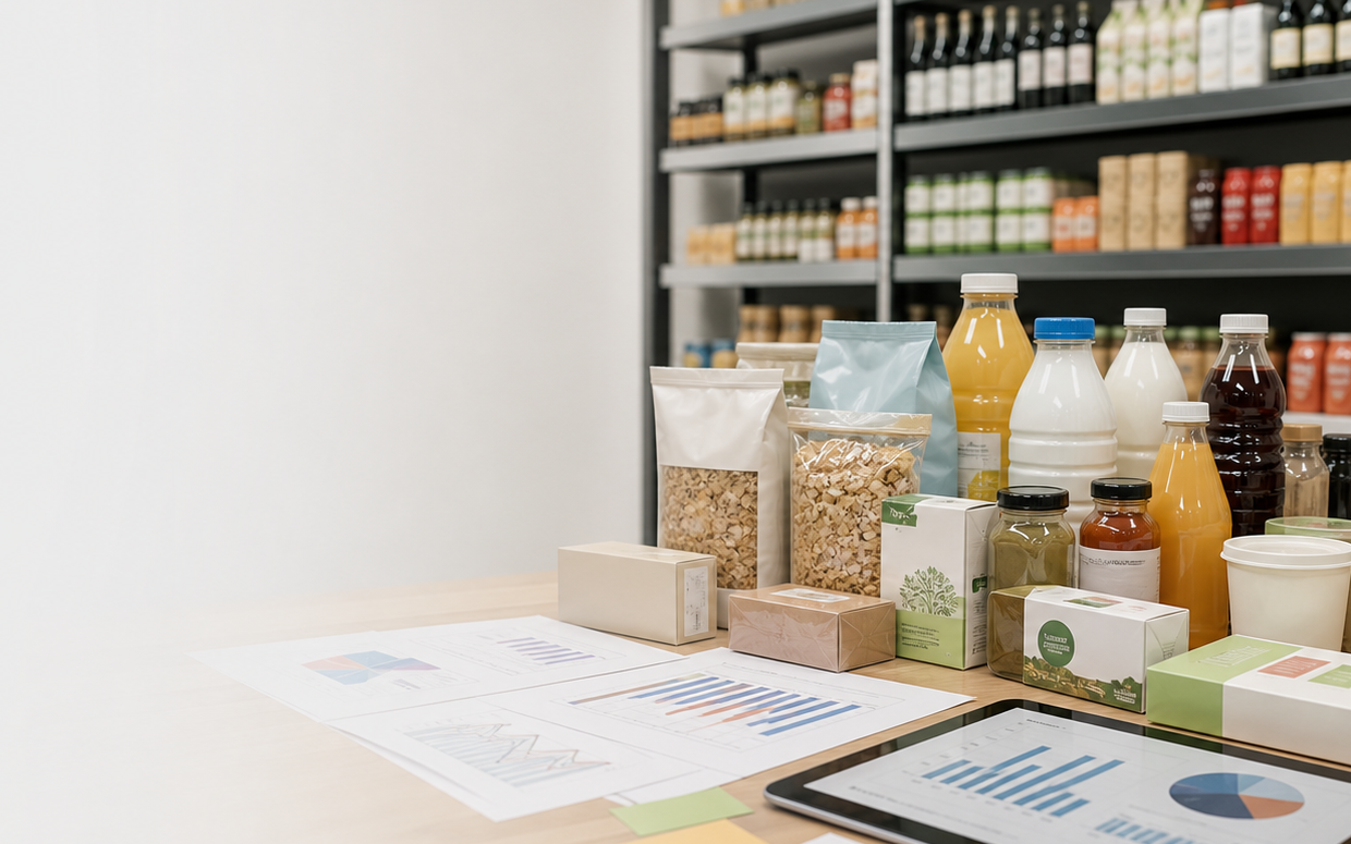 FMCG-Warengruppenanalyse mit Produkten und Marktdaten